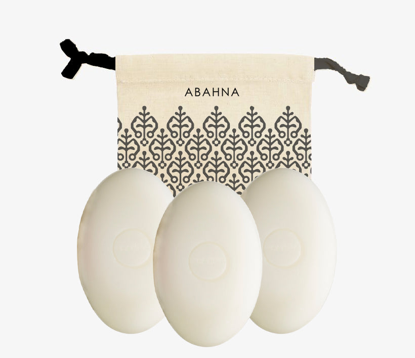 Abahna Sale - Vetiver & Cedarwood triple milled soaps – luxury bath gift set