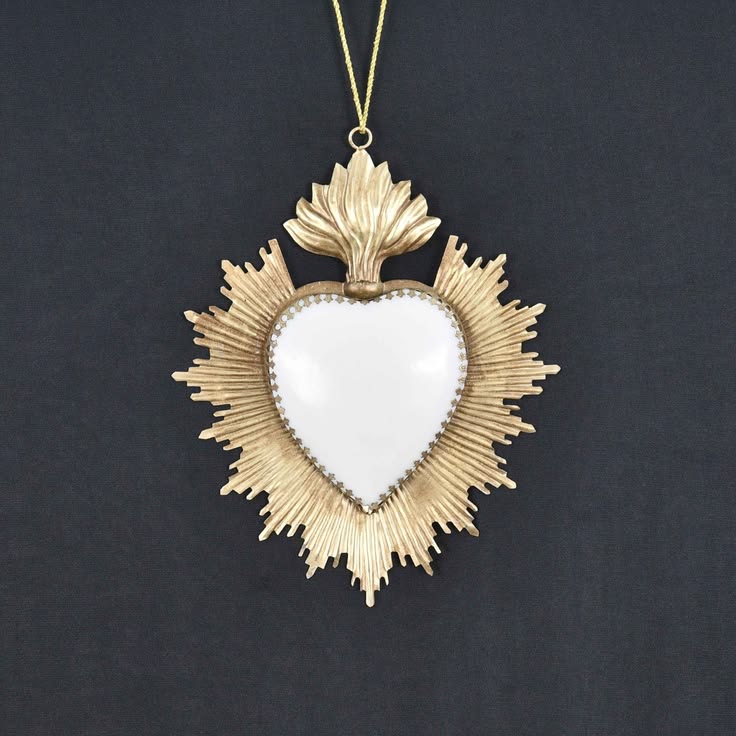 Milagro Flaming Heart Wall Decoration