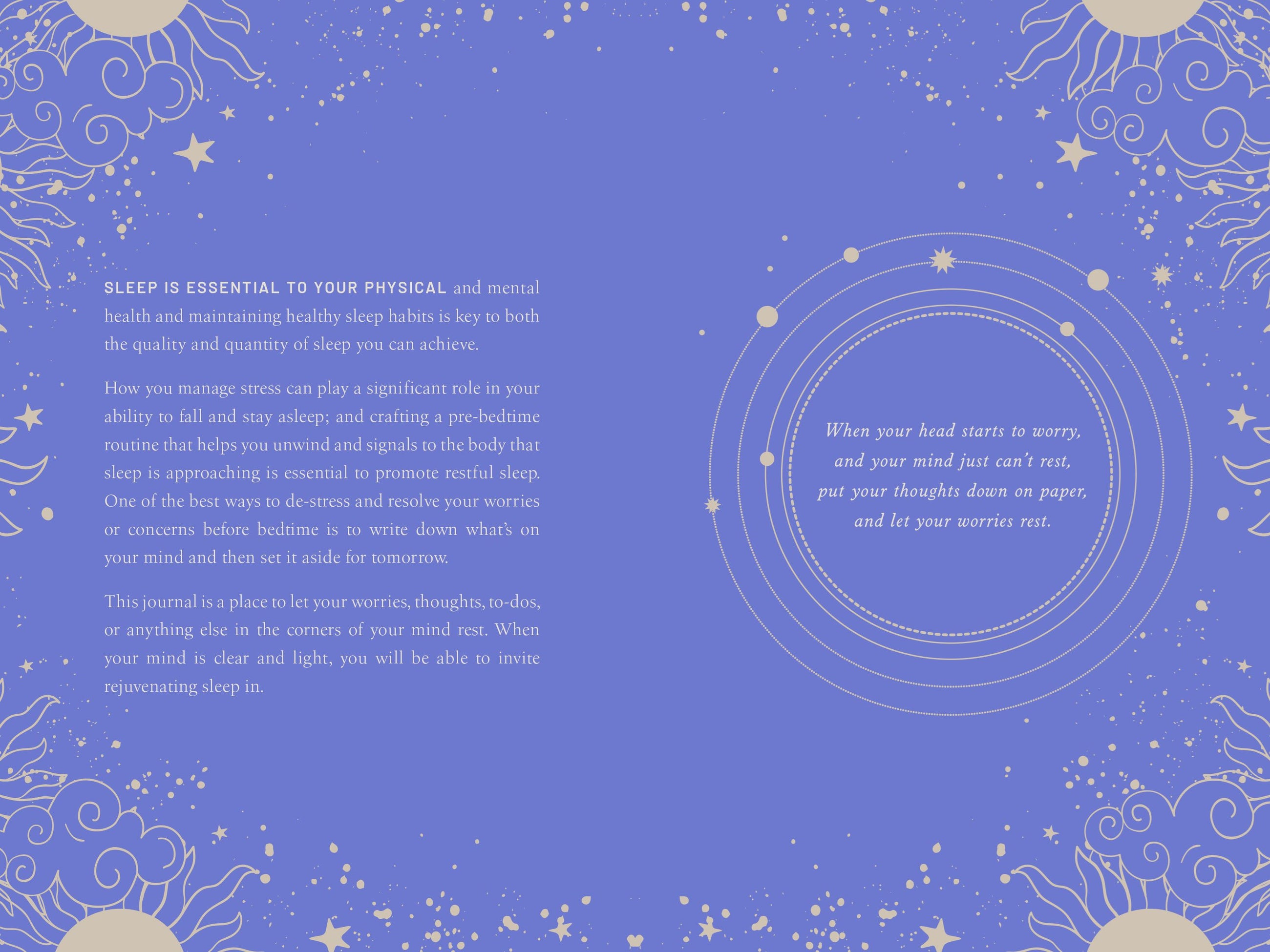 SLEEP - A Restful Mind Journal