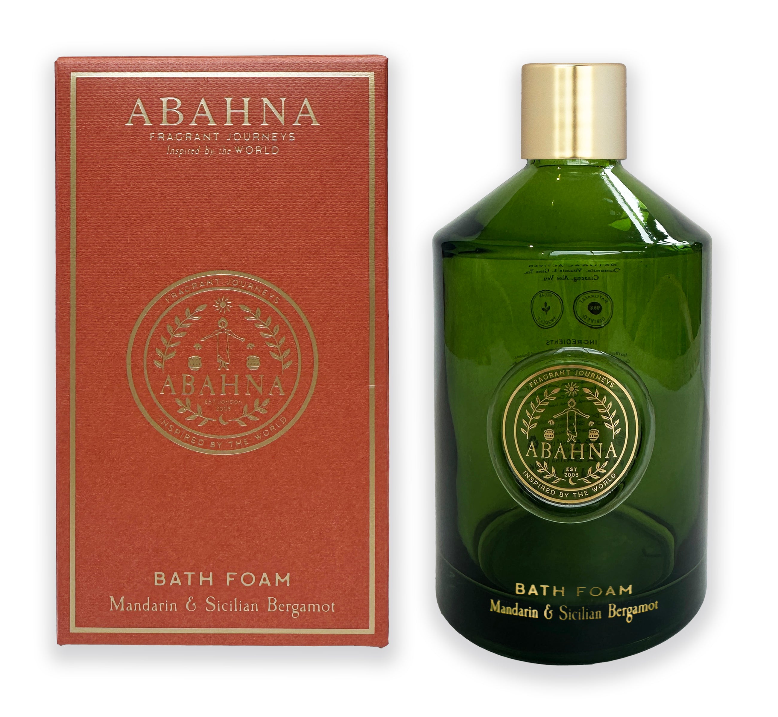 Bath foam decanter - Mandarin & Sicilian Bergamot