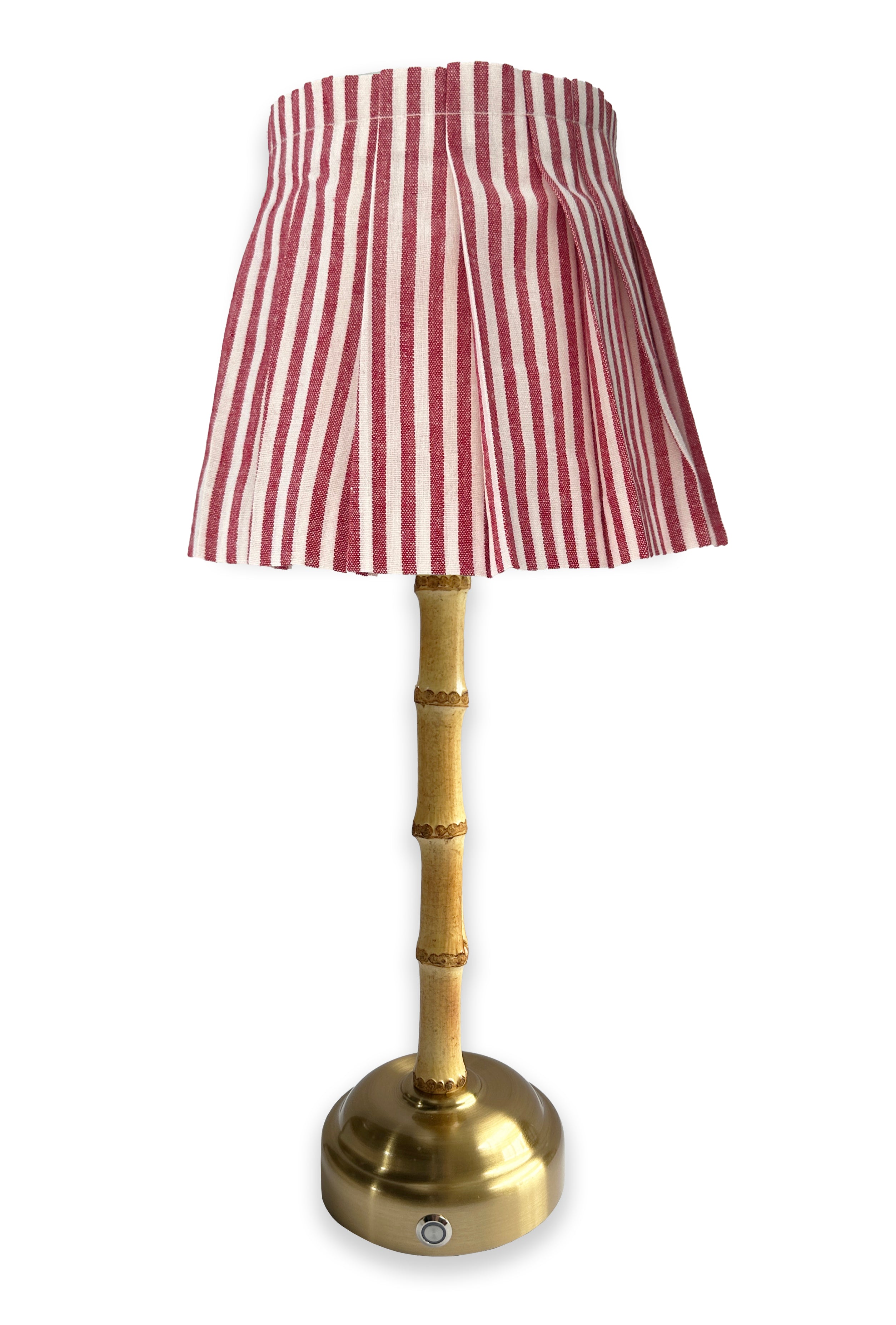 Cordless Bamboo Lamp with shade