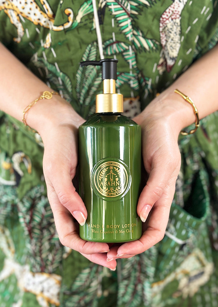 Vegan, cruelty free hand & body lotion – White Grapefruit & May Chang by Abahna