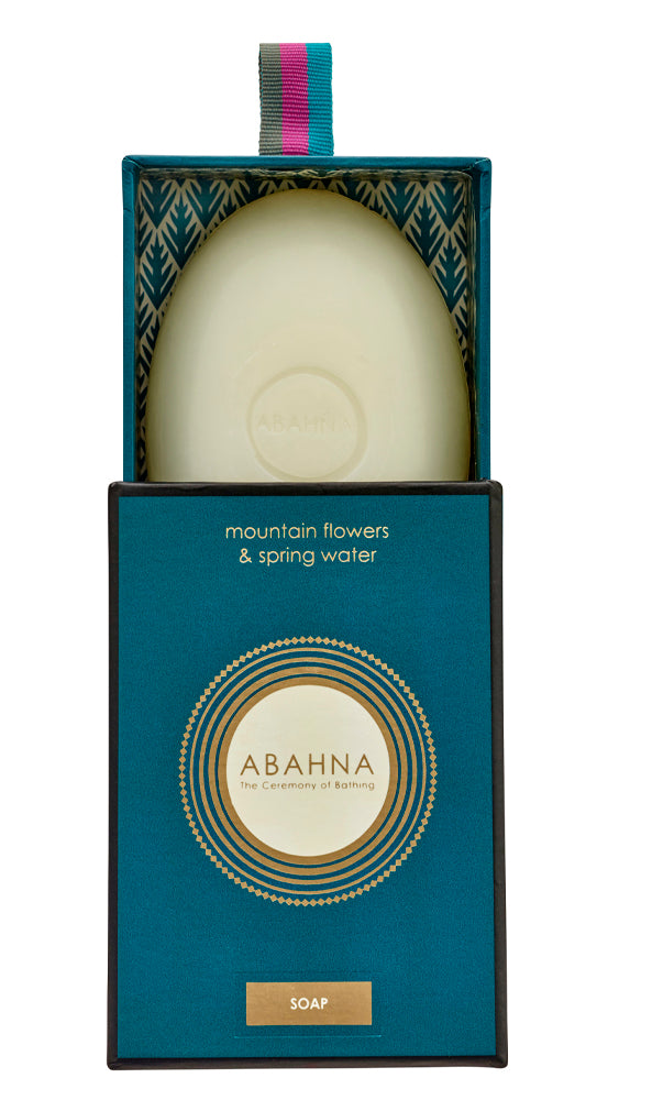 Moisturising natural vegetable soap – Mountain Flowers & Spring Water by Abahna