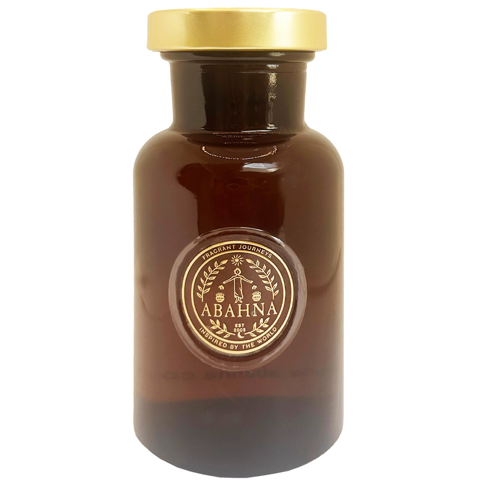 Refillable amber glass bottles with citrus hand wash and bath foam refill – Abahna