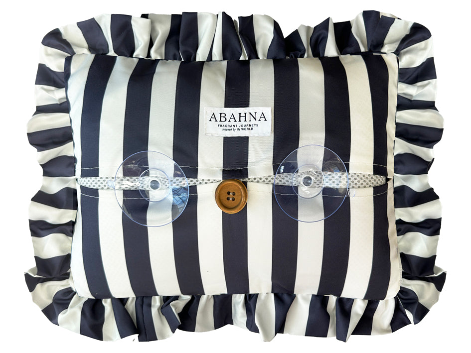Abahna striped bath pillow – elegant neck and shoulder support