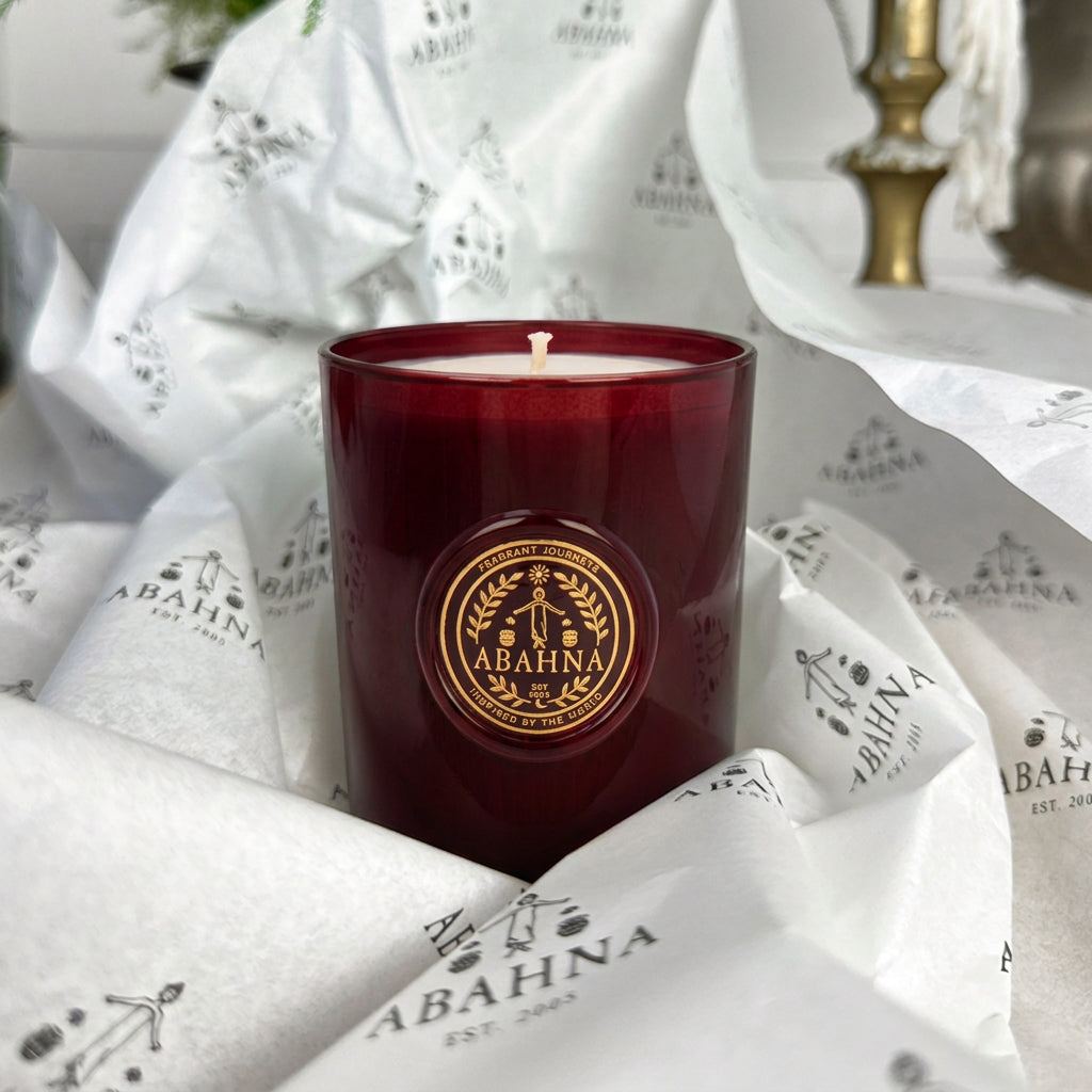 Natural wax candle - Winter Solstice