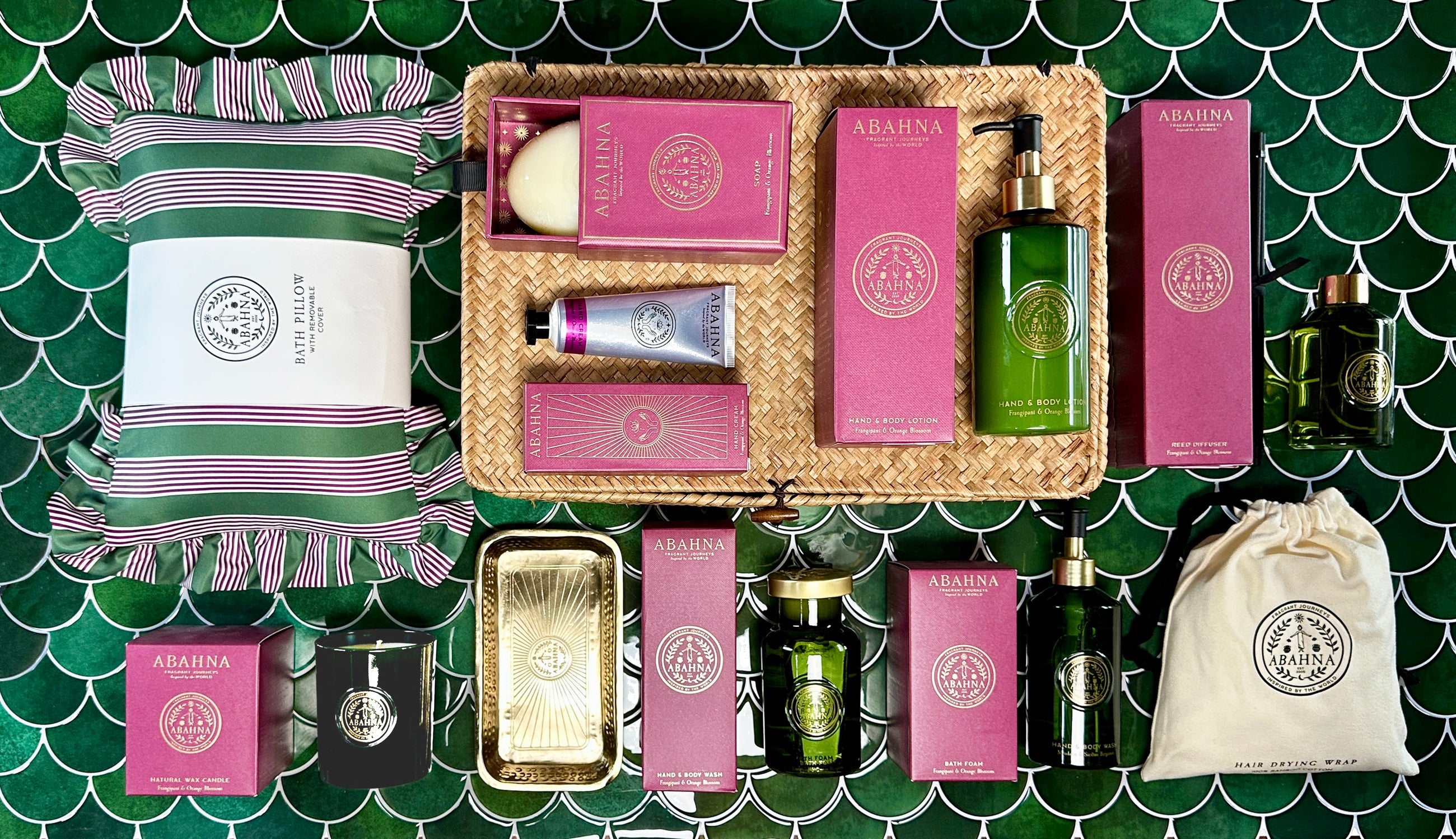 Ultimate Bathroom Hamper - Frangipani & Orange Blossom