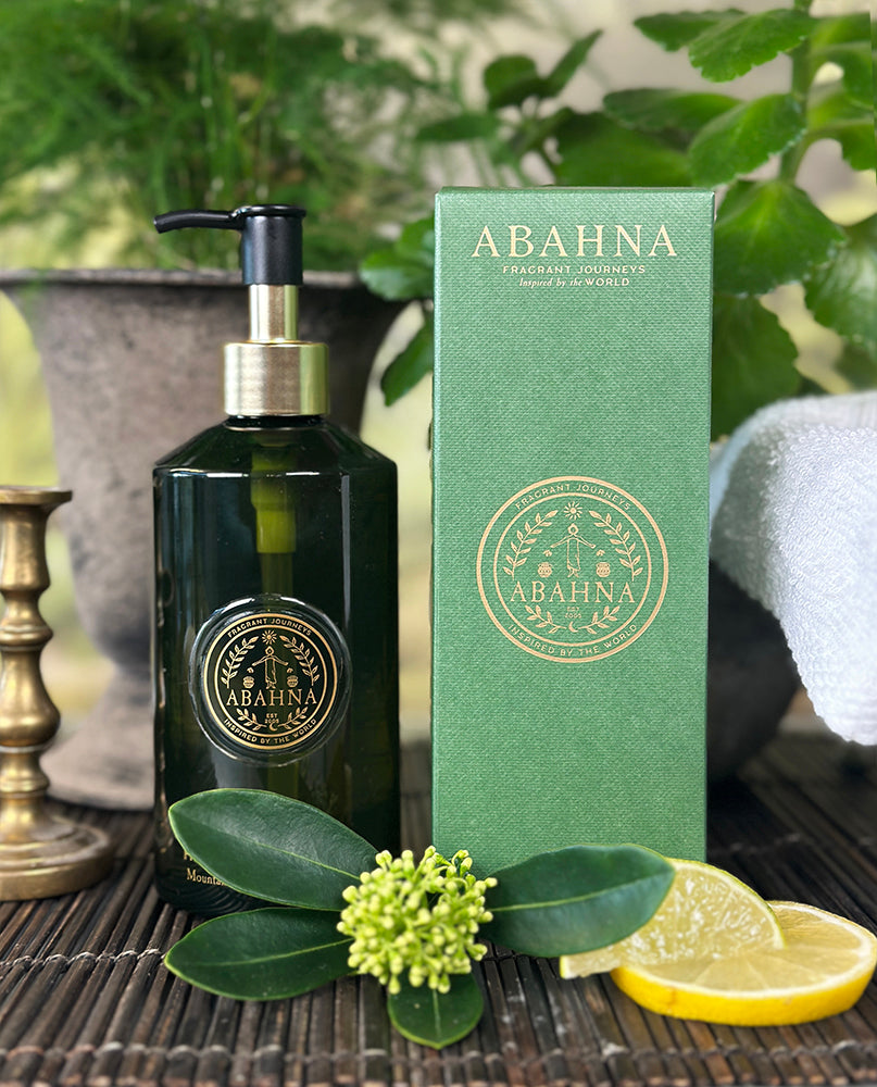 Luxury eco-friendly bath and body gift – Abahna White Grapefruit & May Chang refill set