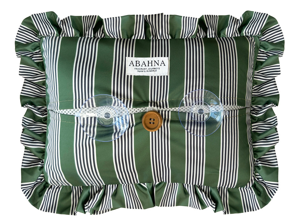Abahna striped bath pillow – soft neck and shoulder support
