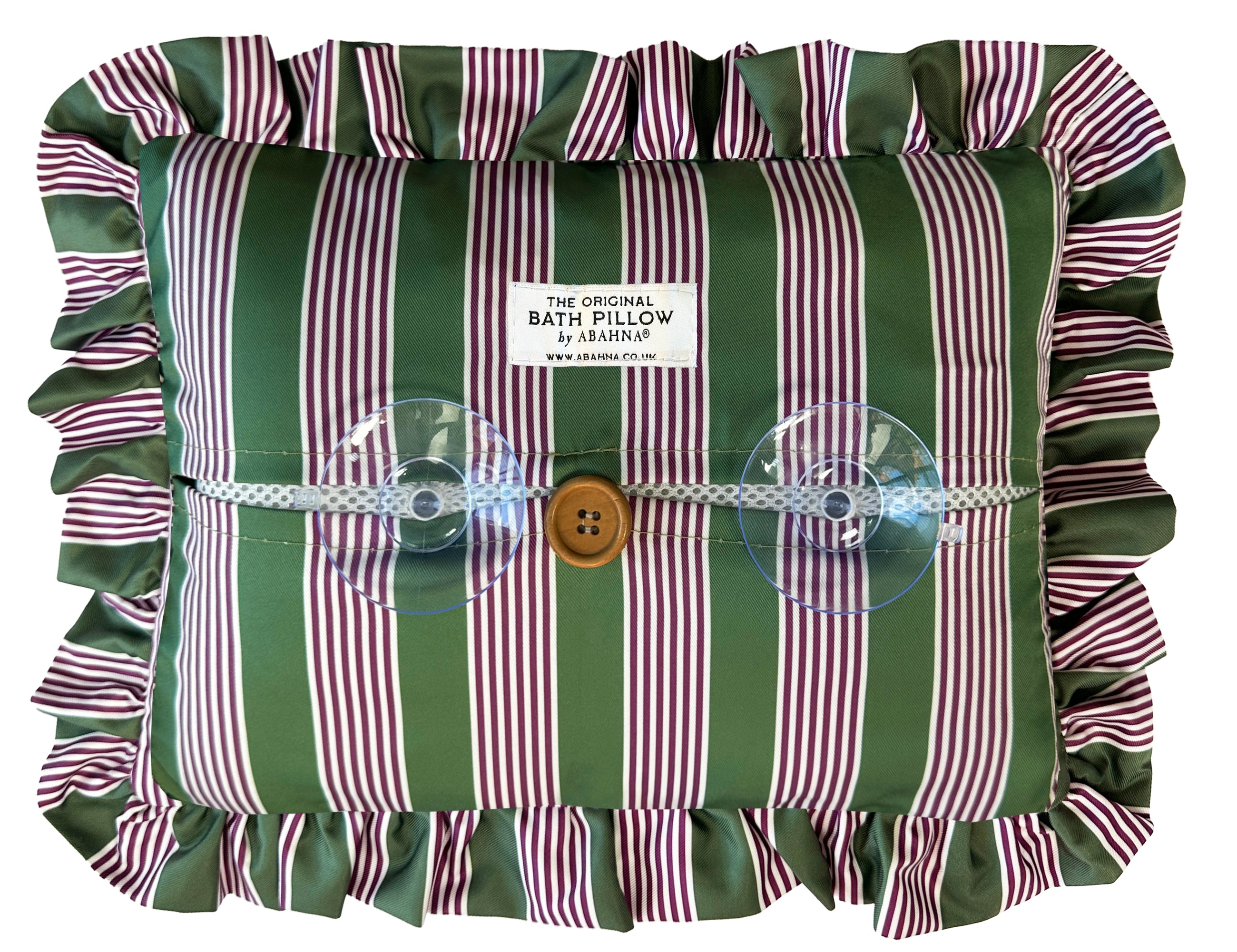 The Original Bath Pillow - pink & green (boxed)