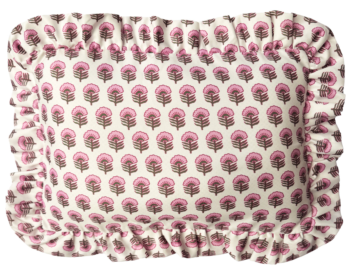 The Original Bath Pillow by Abahna® Kashmir Rose (Pink) Unboxed