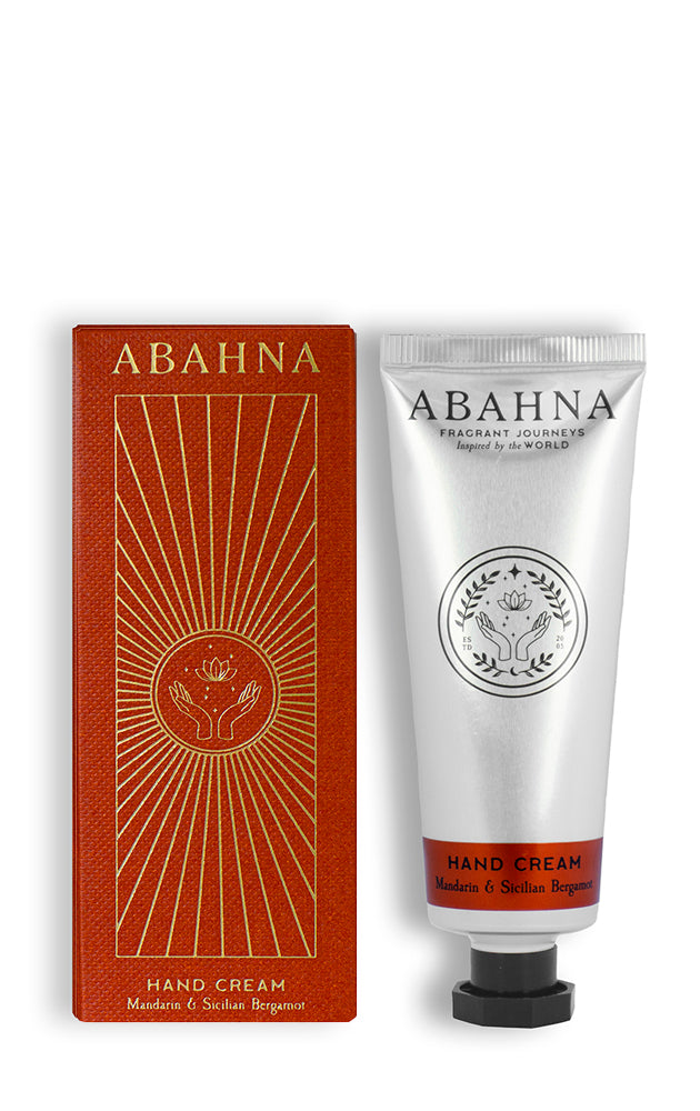 Travel-size citrus hand cream – Abahna Mandarin & Sicilian Bergamot 50ml