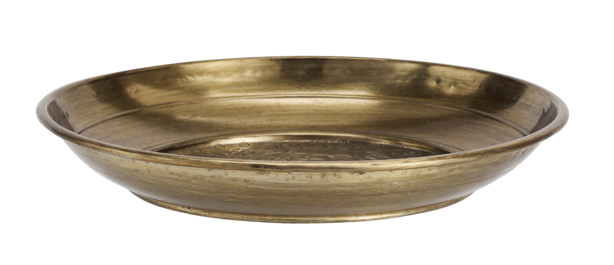 Engraved Brass Bowl small