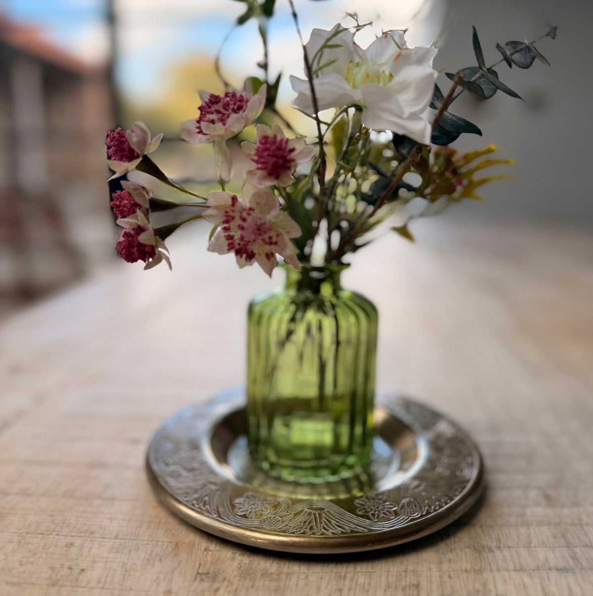 Engraved Brass Bowl small
