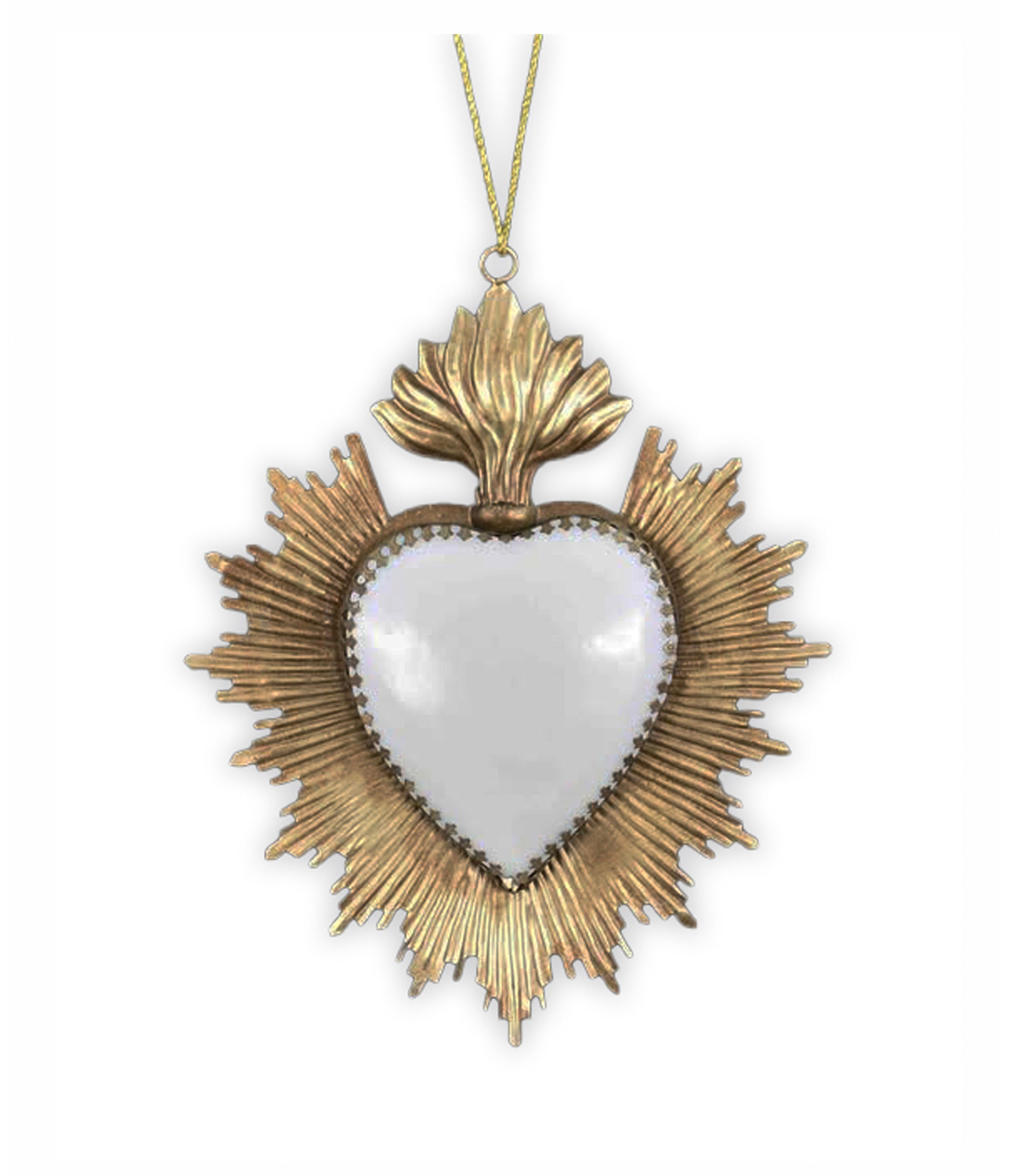 Milagro Flaming Heart Wall Decoration