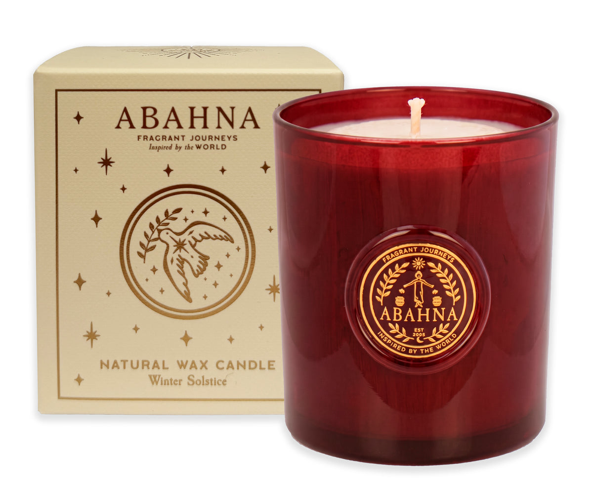 Natural wax candle - Winter Solstice