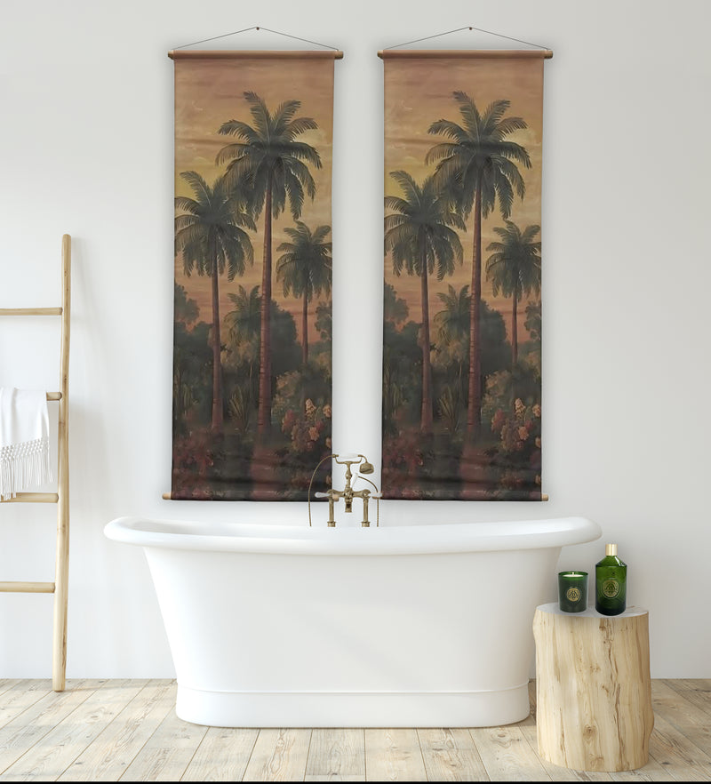 Vintage Palm Tree Wall Hanging