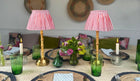 Cordless Bamboo Lamp with shade