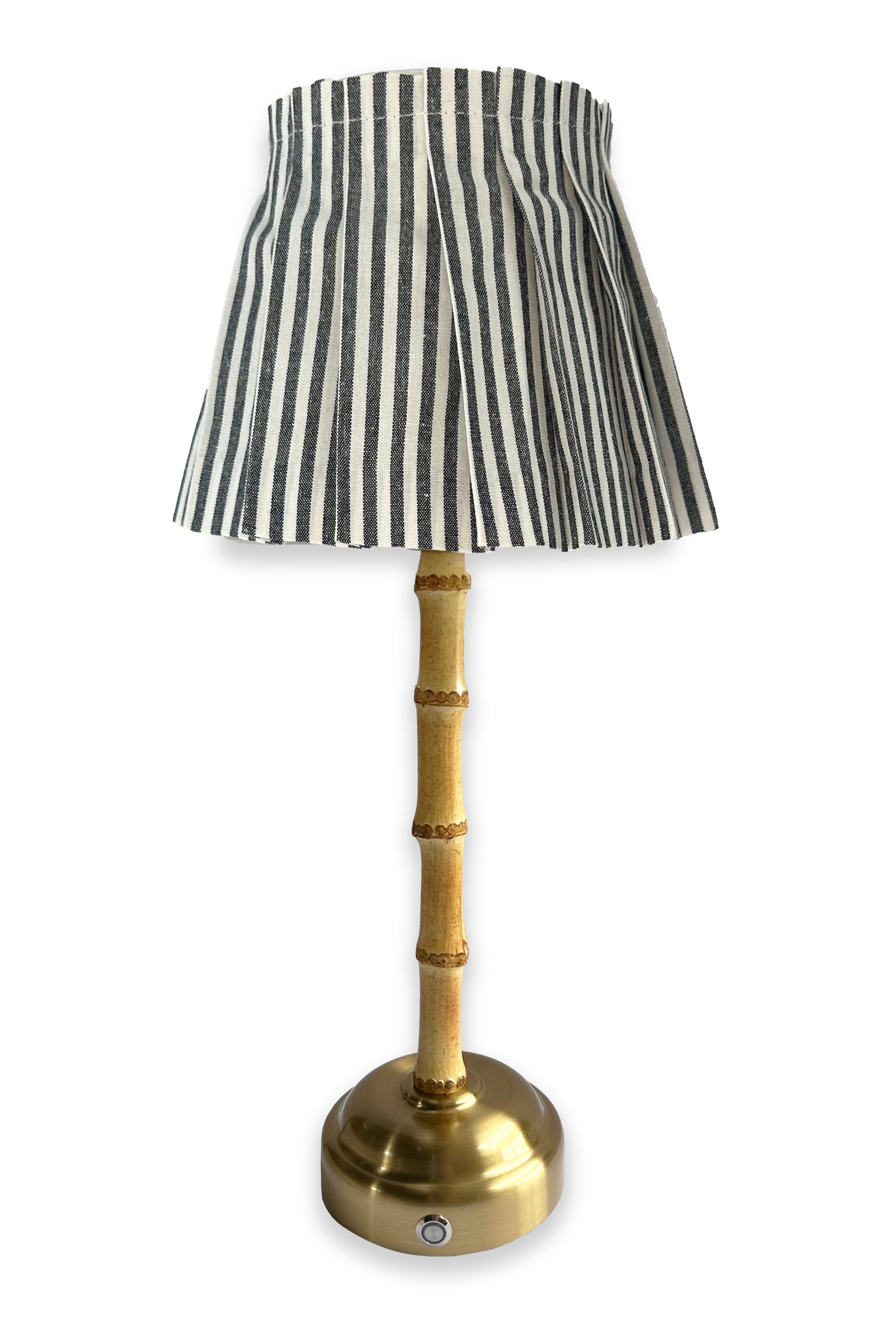 Cordless Bamboo Lamp with shade