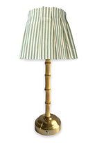 Cordless Bamboo Lamp with shade