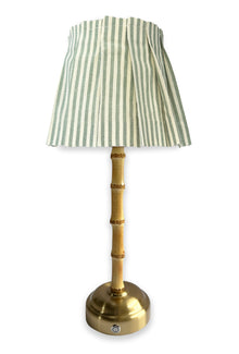 Cordless Bamboo Lamp with shade