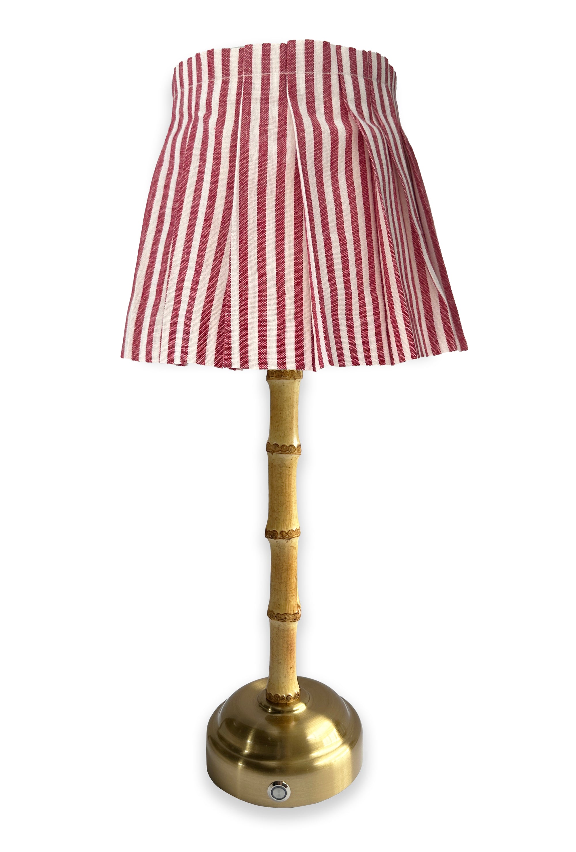Cordless Bamboo Lamp with shade