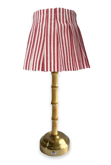 Cordless Bamboo Lamp with shade