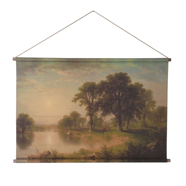 Vintage Landscape Wall Hanging