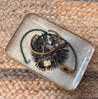 Enamelled decorative sacred heart Tray