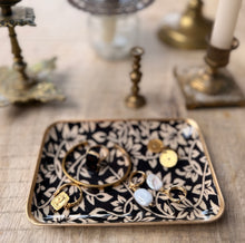 Enamelled decorative Rameau Tray