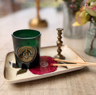 Enamelled decorative Peony Tray