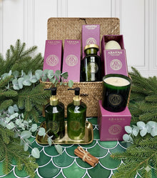 Bath Connoisseur's Hamper - Frangipani & Orange Blossom
