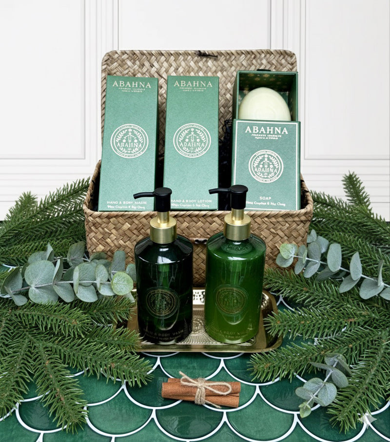 Bathroom Essentials Hamper - White Grapefruit & May Chang