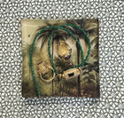 Set of 2 Vintage Palm Trinket Trays