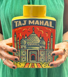 Vintage style Indian ginger jar