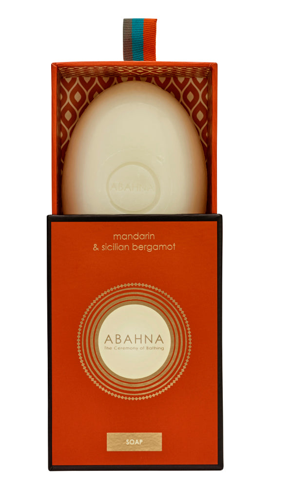 Luxury citrus soap with shea butter – Mandarin & Sicilian Bergamot by Abahna