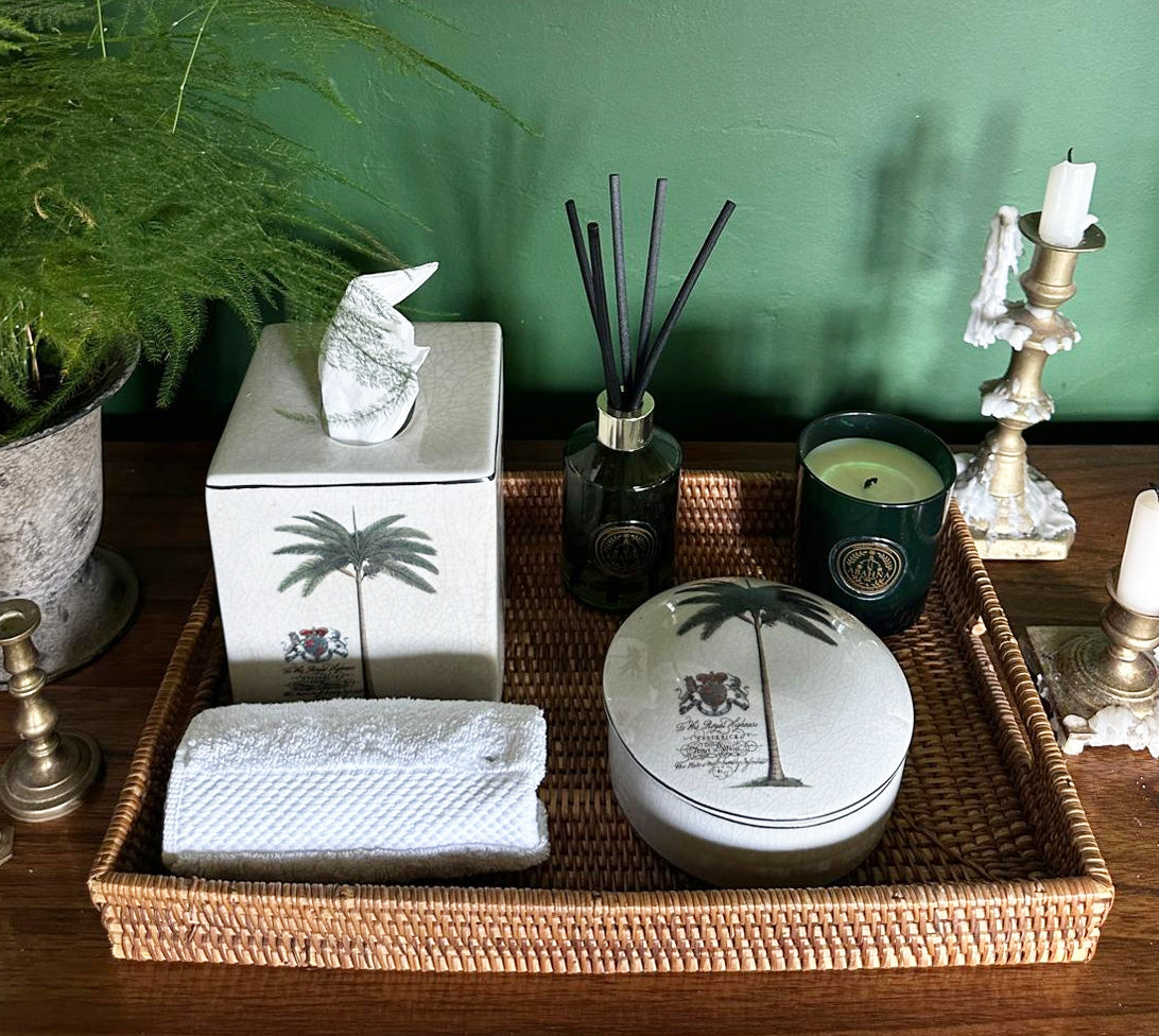 Regency Palm Tissue Box