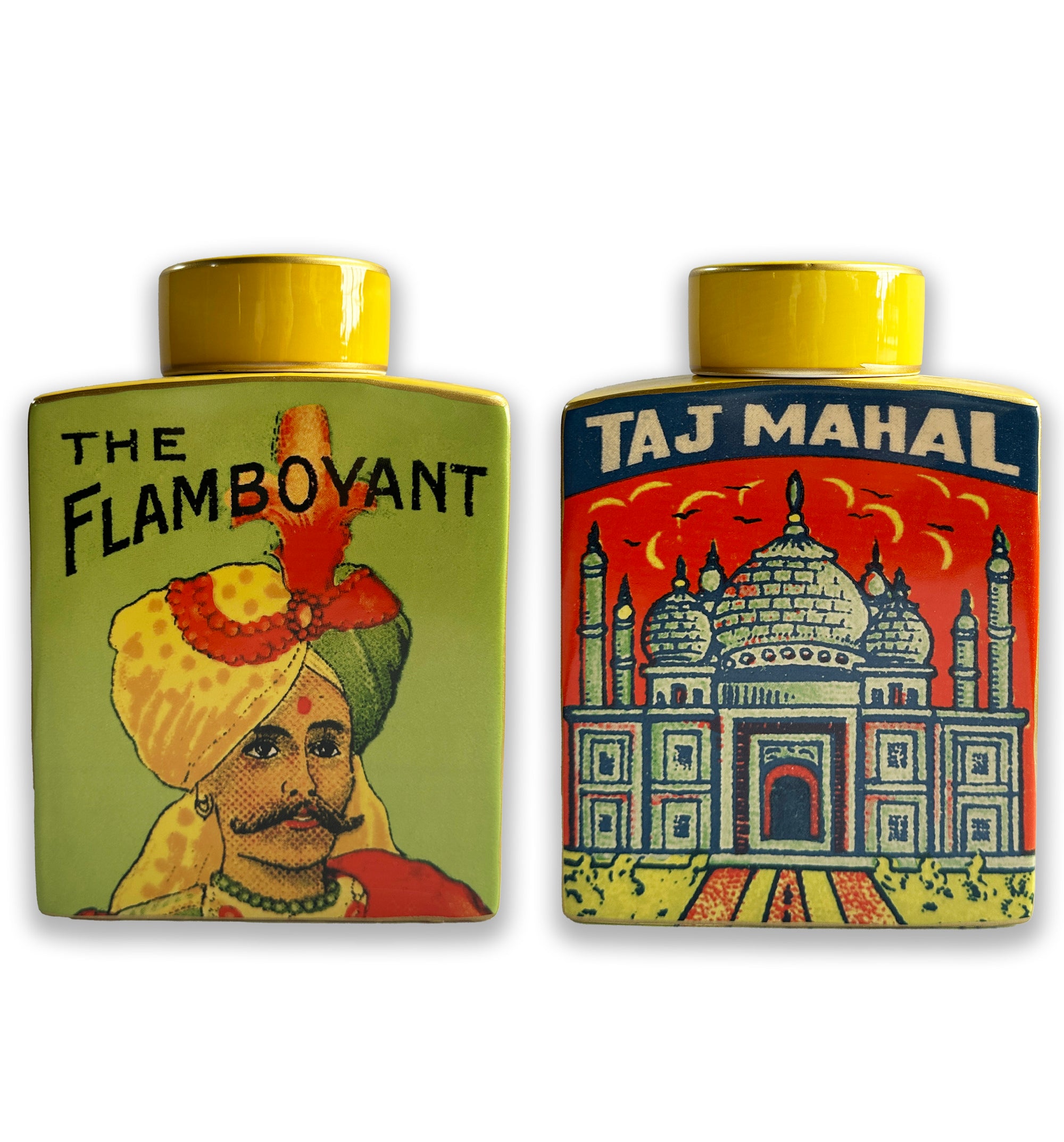 Vintage style Indian ginger jar