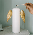 Angel wing candle jewellery