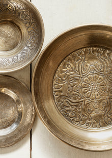 Engraved Brass Bowl small