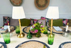 Cordless Bamboo Lamp with shade
