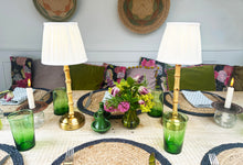 Cordless Bamboo Lamp with shade