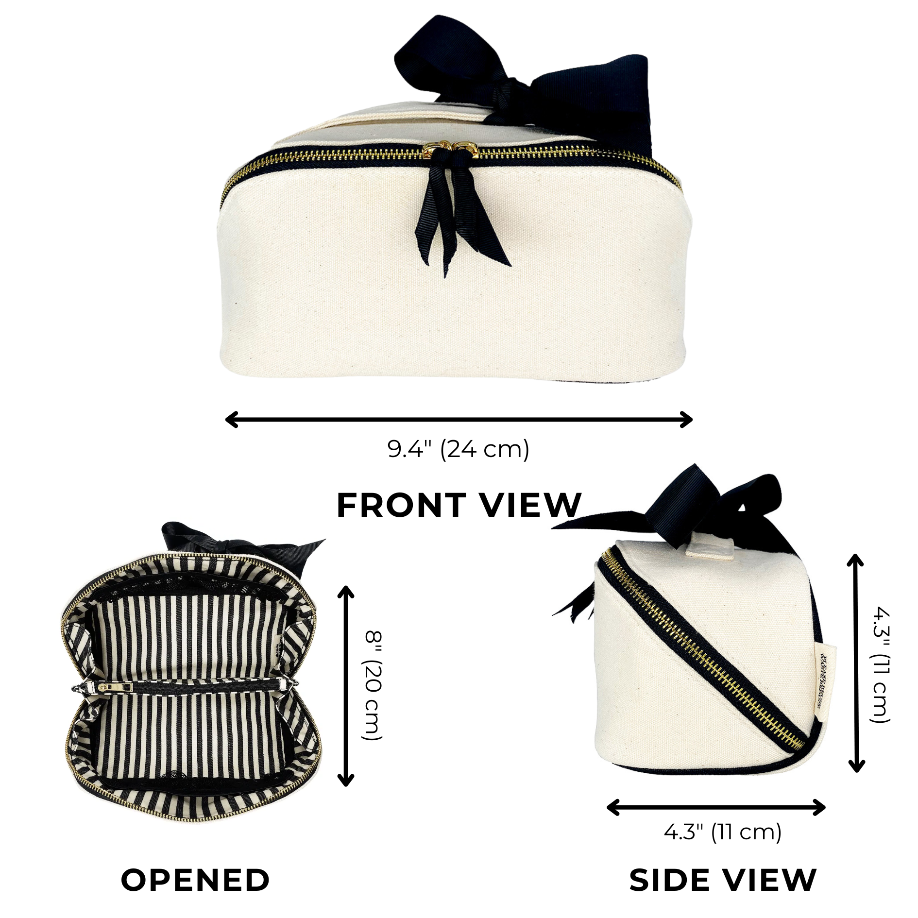 Accordion Box Makeup & Toiletry, Cream