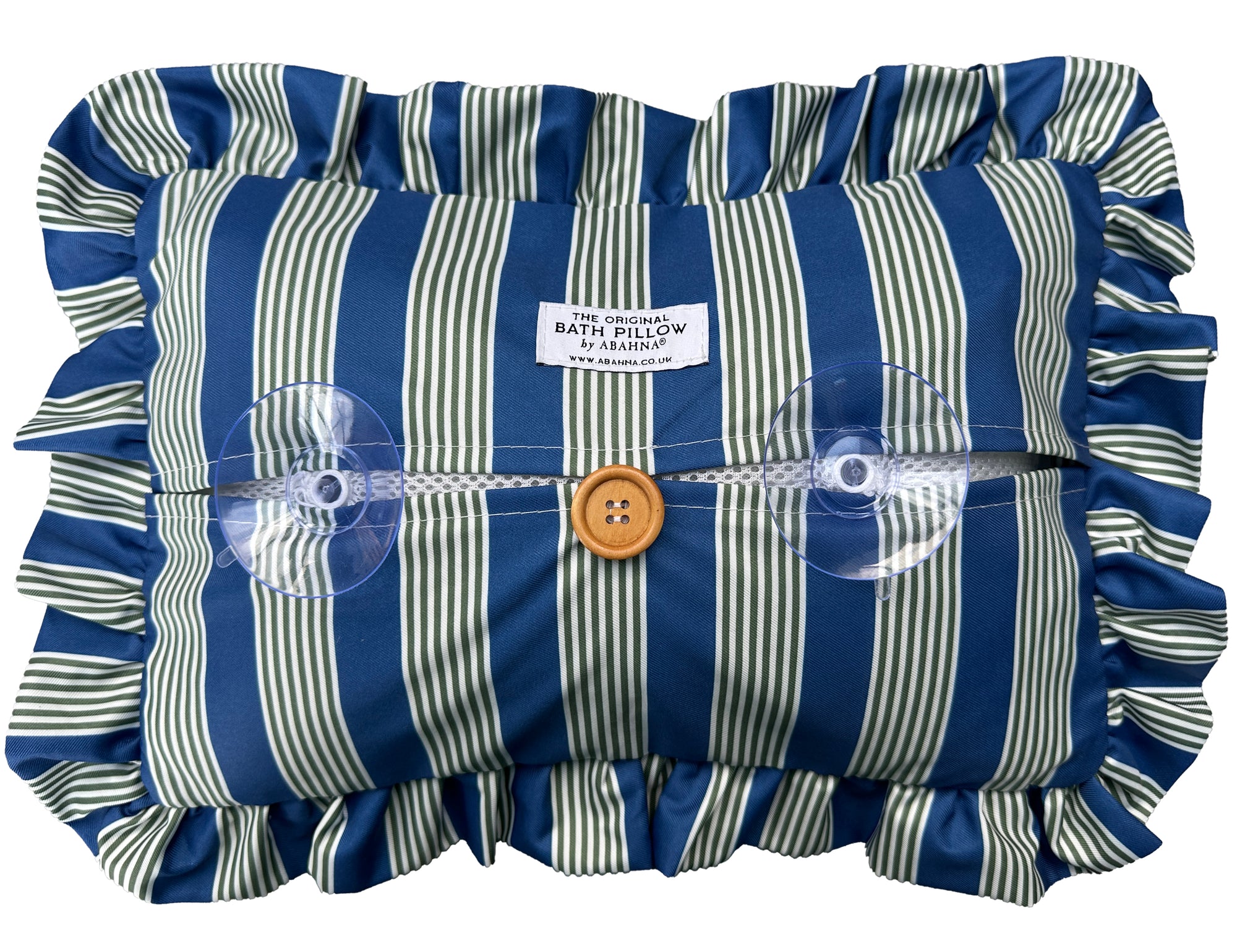 The Original Bath Pillow - blue & green (boxed)