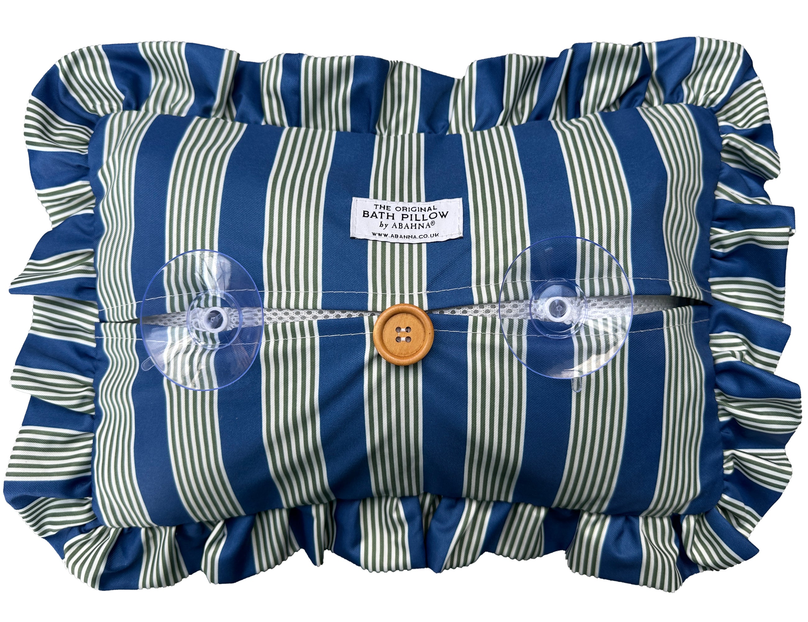 The Original Bath Pillow - blue & green (boxed)