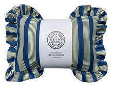 The Original Bath Pillow - blue & green (boxed)