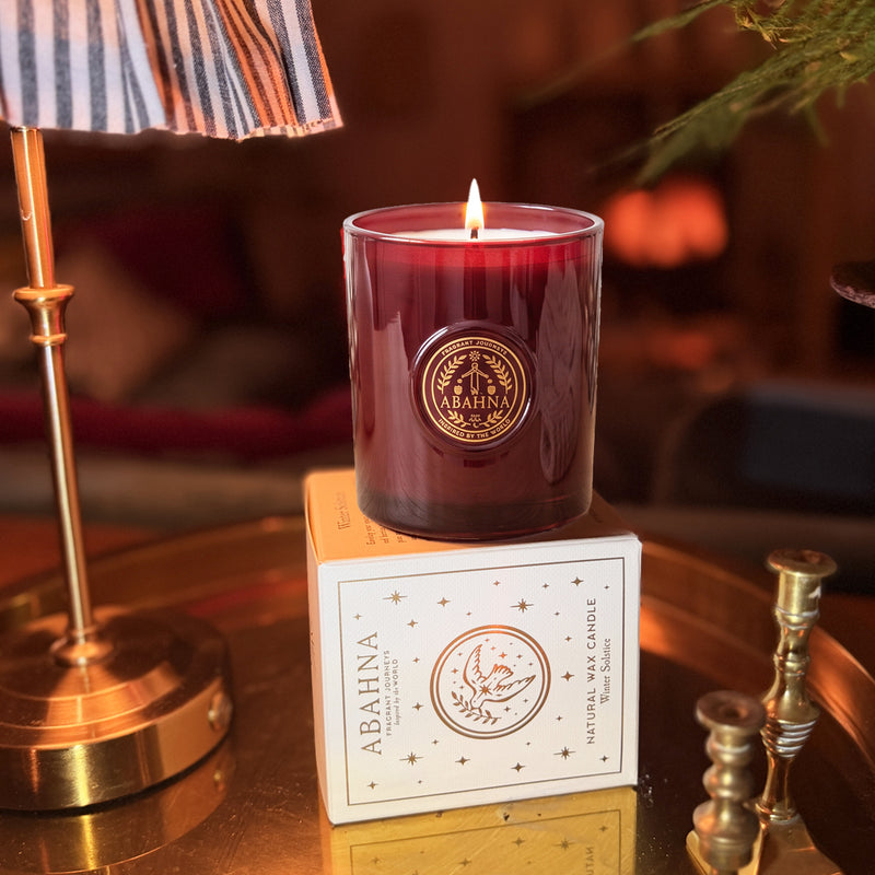 Natural wax candle - Winter Solstice