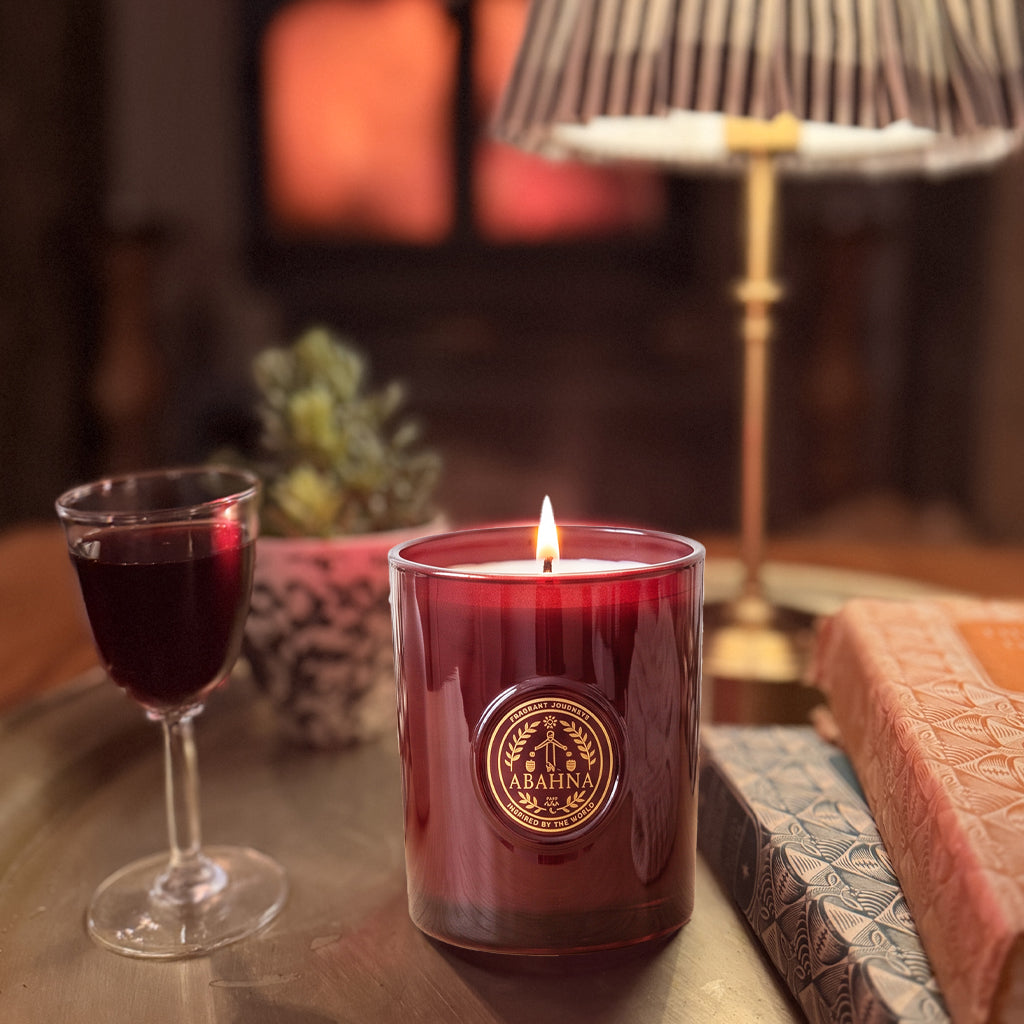 Natural wax candle - Winter Solstice