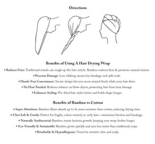 Abahna Hair Drying Wrap Benefits - Reduces Frizz and Prevents Damage