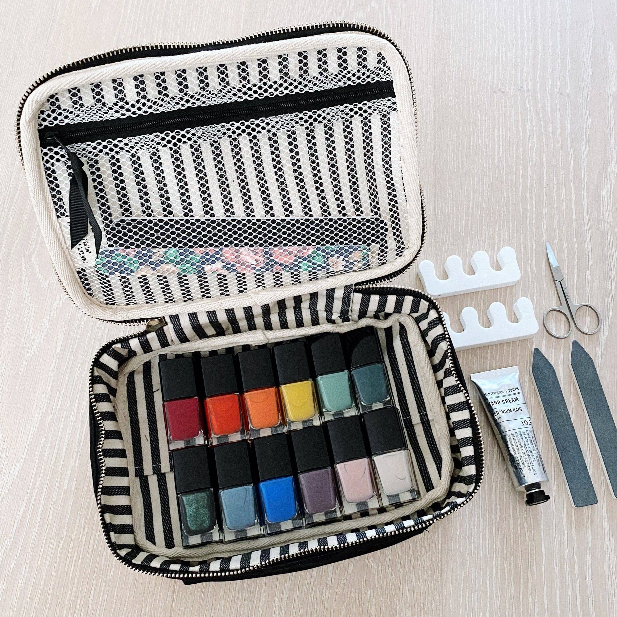 Double-Sided Makeup Case, Black